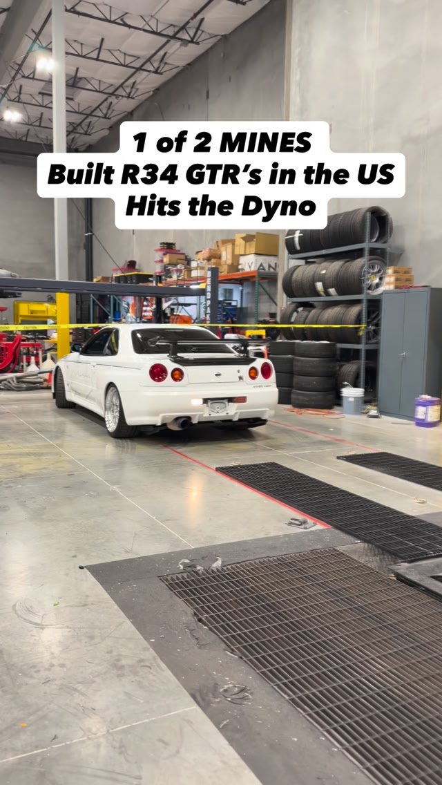 1 of only 2 MINES built R34 GTR’s in the US hits the Dyno! These cars ...