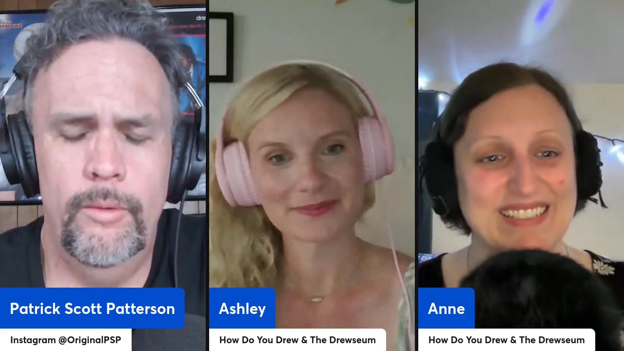 Patterson chats with Anne and Ashley from the Drewseum about the ...