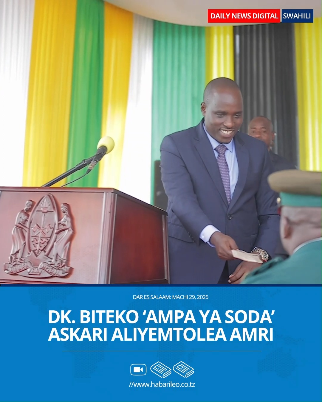 DAR ES SALAAM: KATIKA tukio lisilo tarajiwa na wengi, Naibu Waziri Mkuu ...