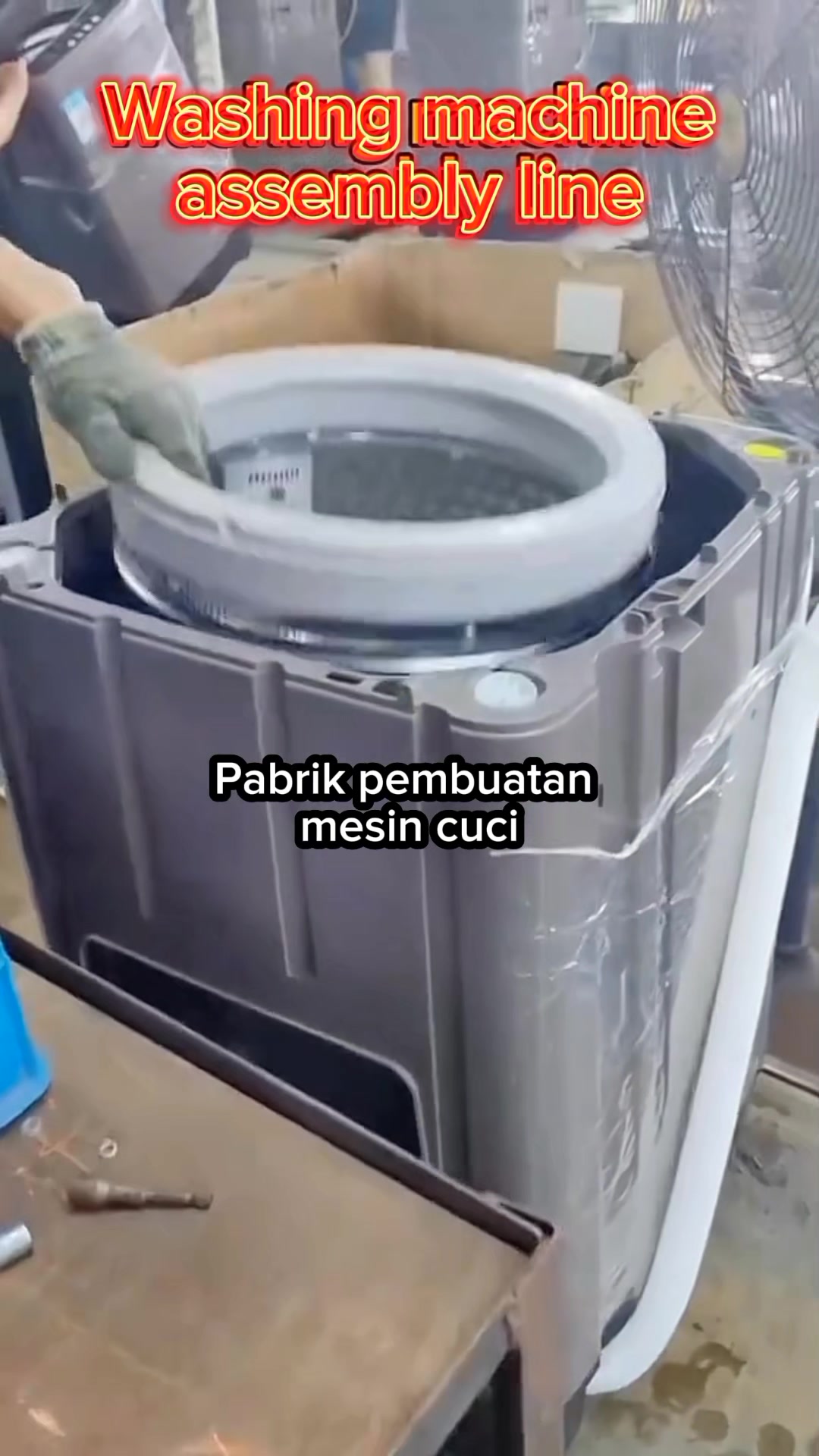 Assalaamu'alaikum. washing machine manufacturing process in the factory ...