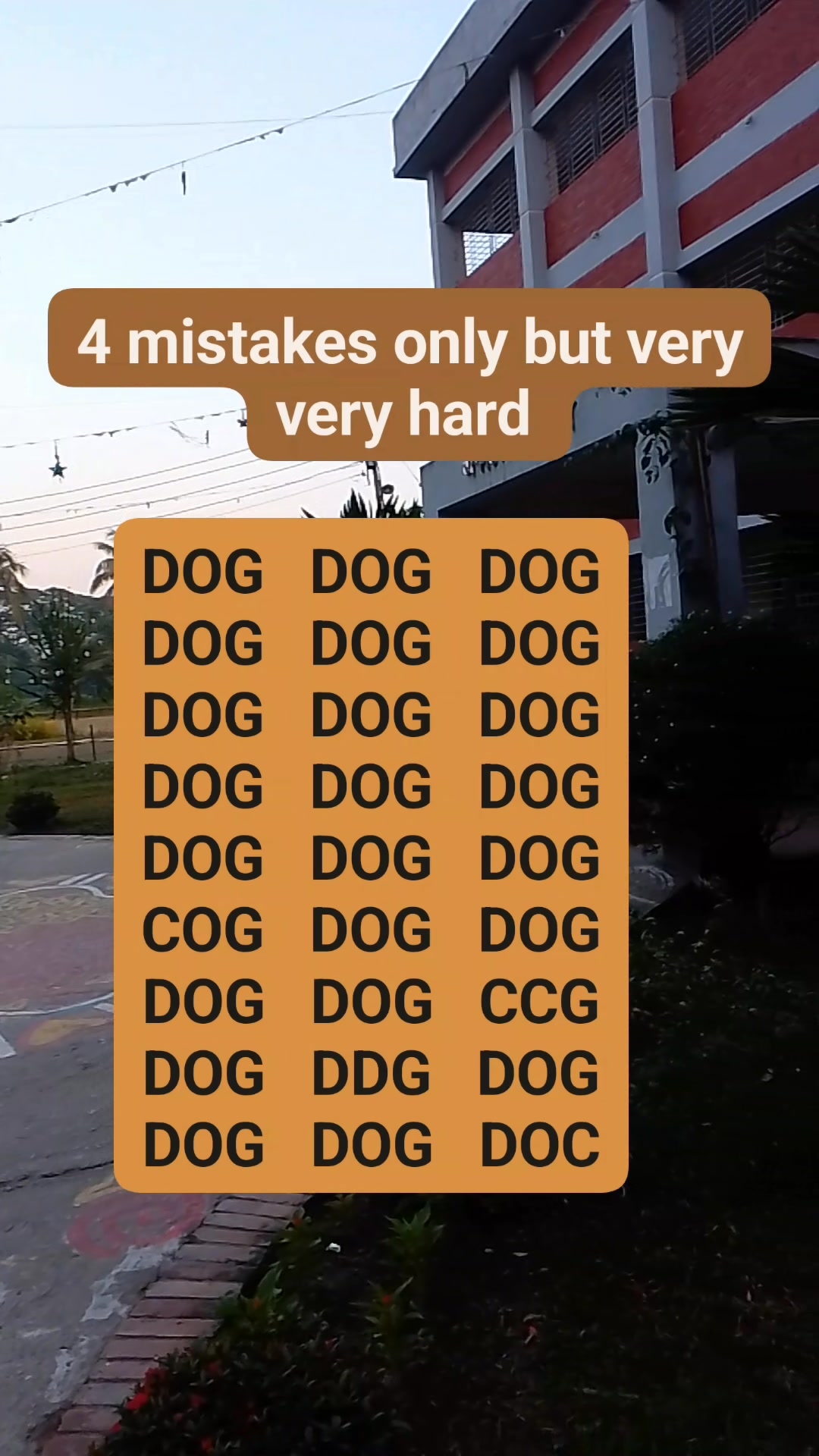 4 mistakes only but very very hard #brainteasers #search #find #puzzle ...