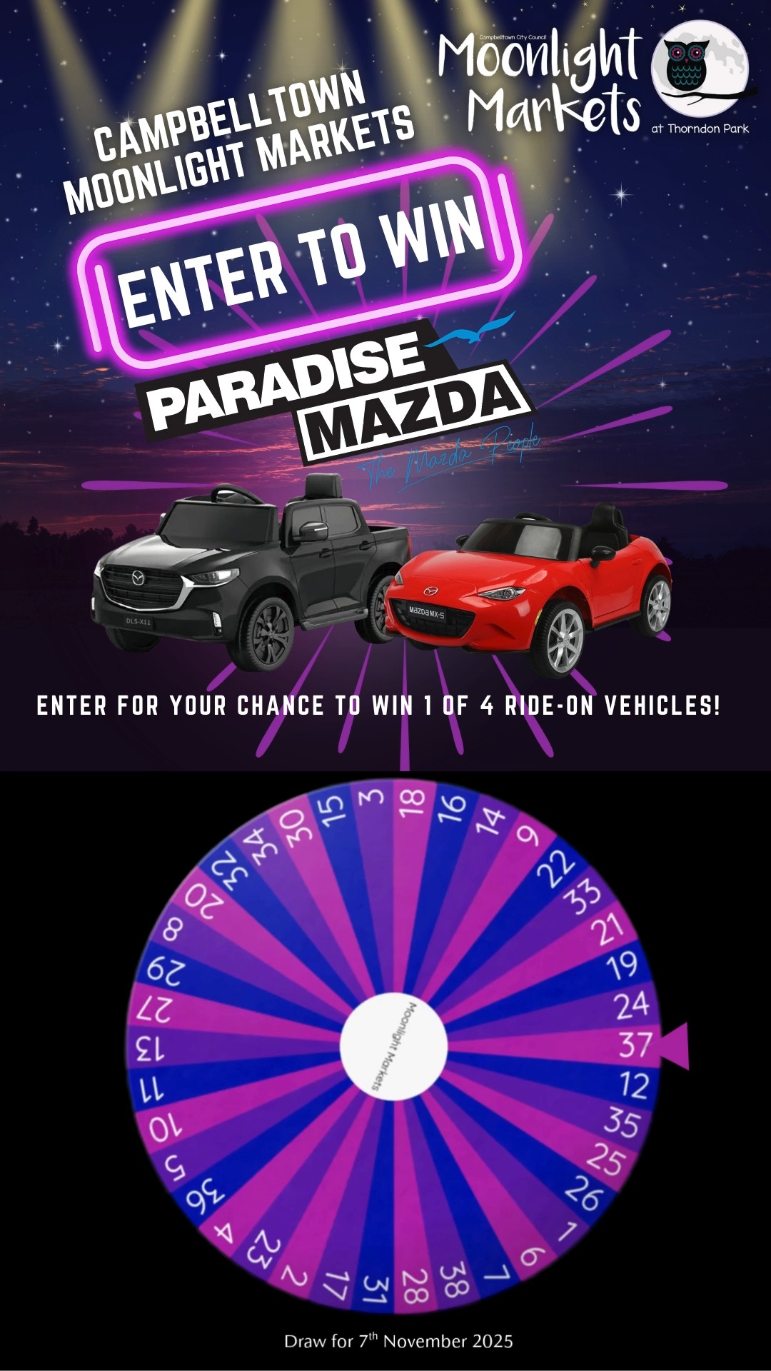 Paradise Mazda - 🌙 We’re heading to the Campbelltown... | Facebook