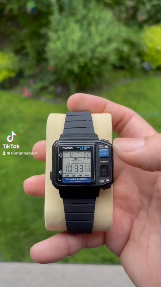 Vintage Casio Pulse Check JP-100W from 1987