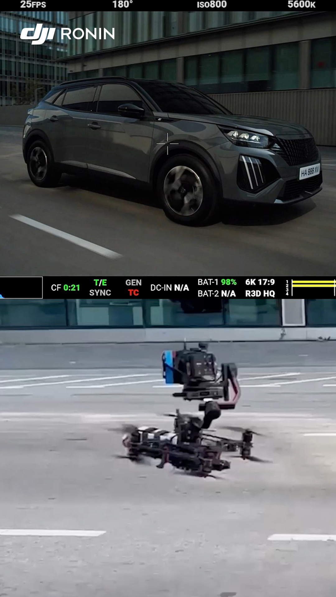 Behind the scenes of a car commercial. 🚗🎬 Cinematic precision meets ...