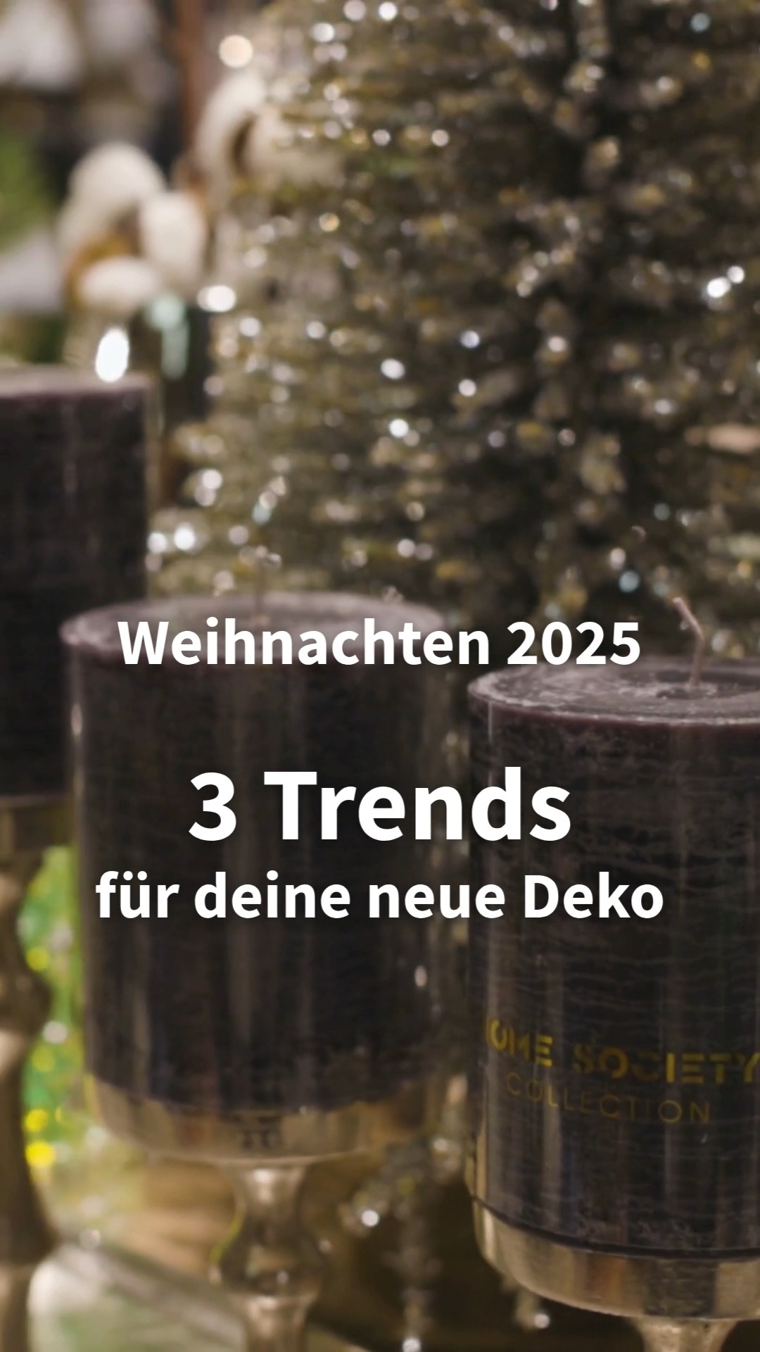 🎄🎄🎄3 Trends für deine Weihnachtsdeko 2025 - unsere Deko Experten verraten dir ihre Favoriten!, 🎄Trend 1: Glitzer, Manchmal ist mehr einfach mehr