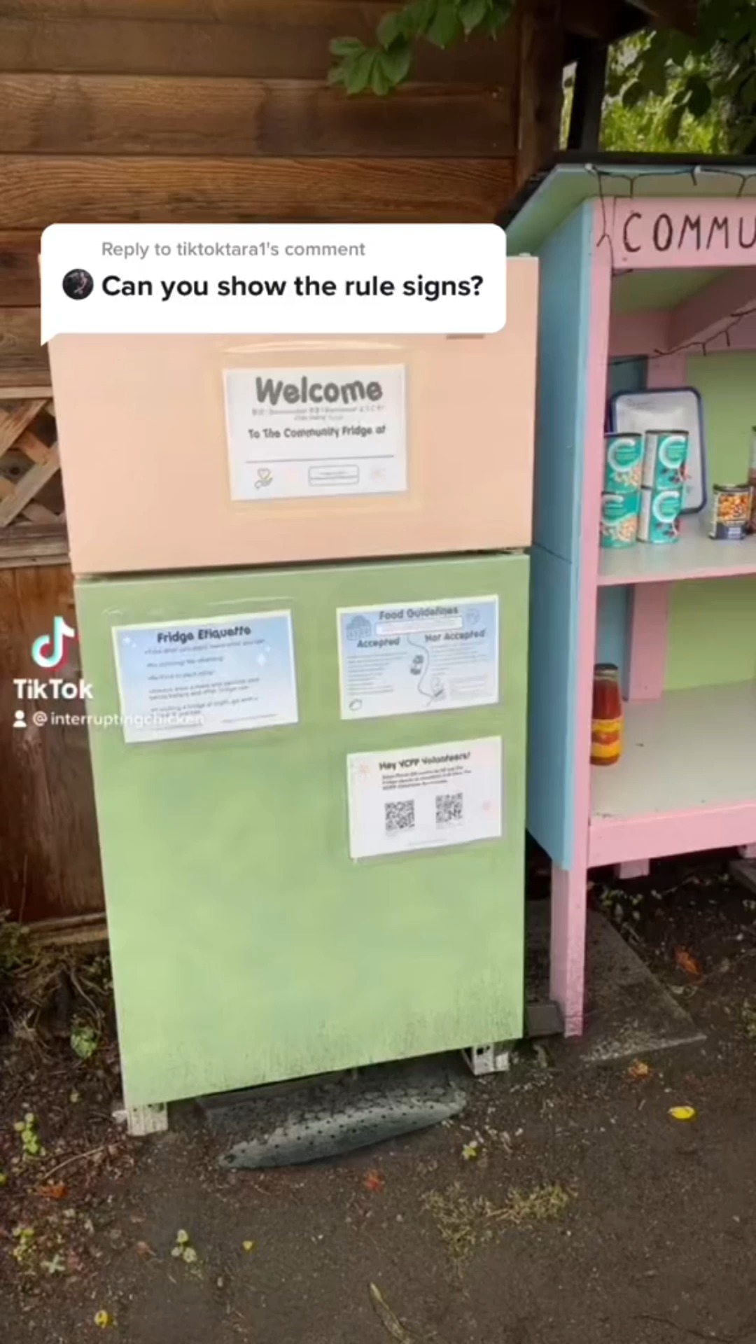 Reply to @tiktoktara1 What are the rules of the community fridge # ...