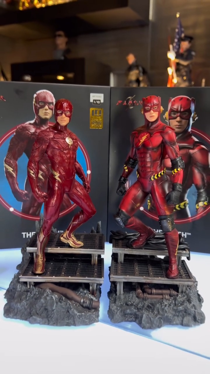 From the universe to the multiverse, Flash and his alter ego face