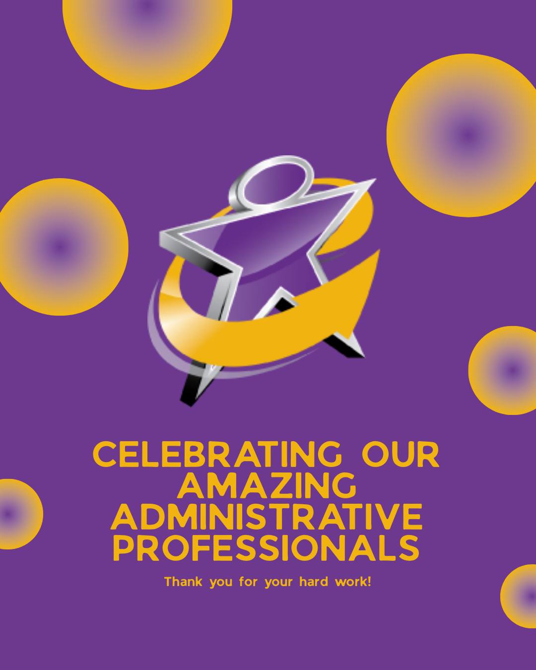 Today is Administrative Professionals Day! Let's give a round of ...