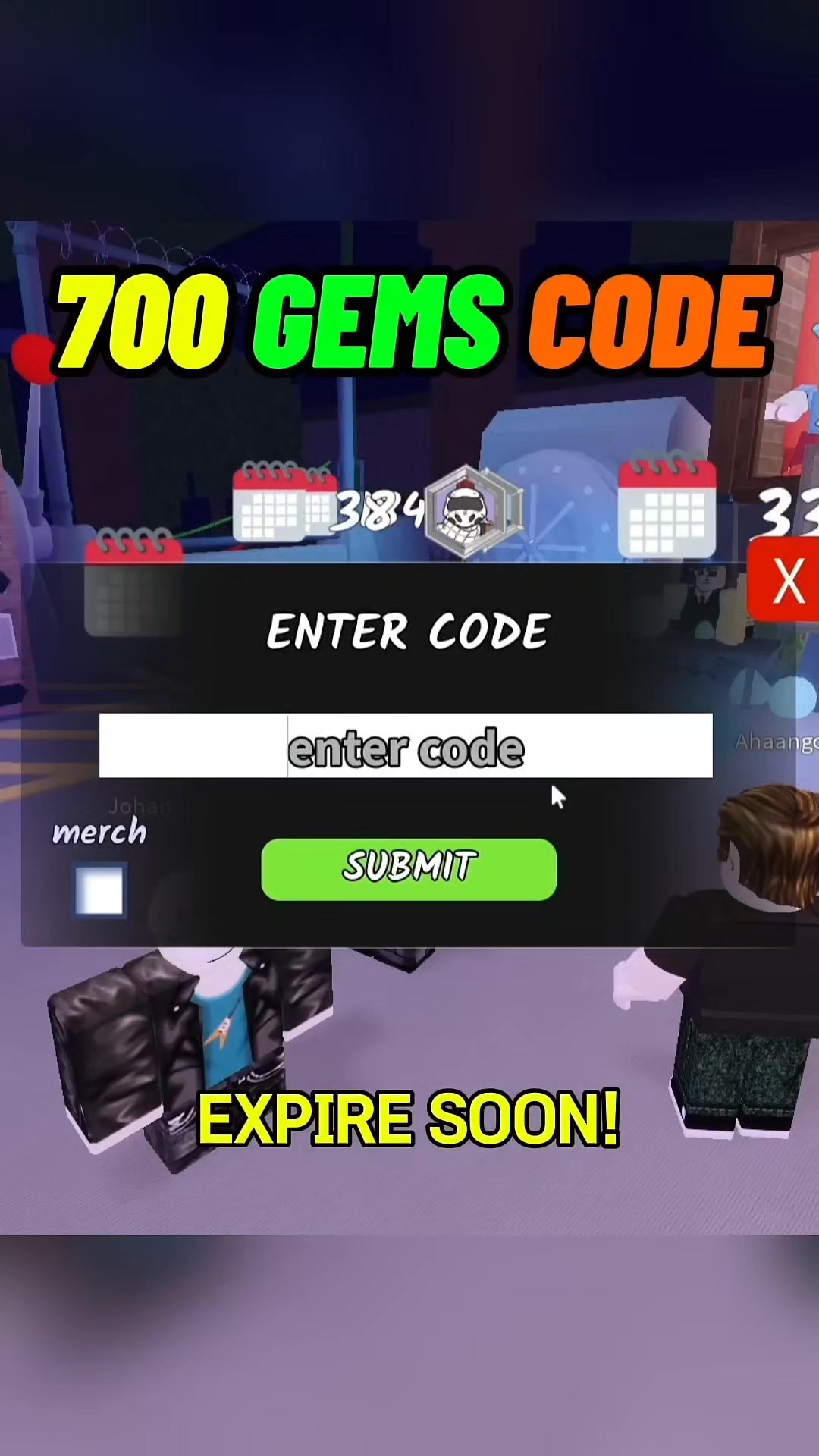 700 Gem 💎 Codes in 99 Nights in the Forest Roblox! #roblox ...