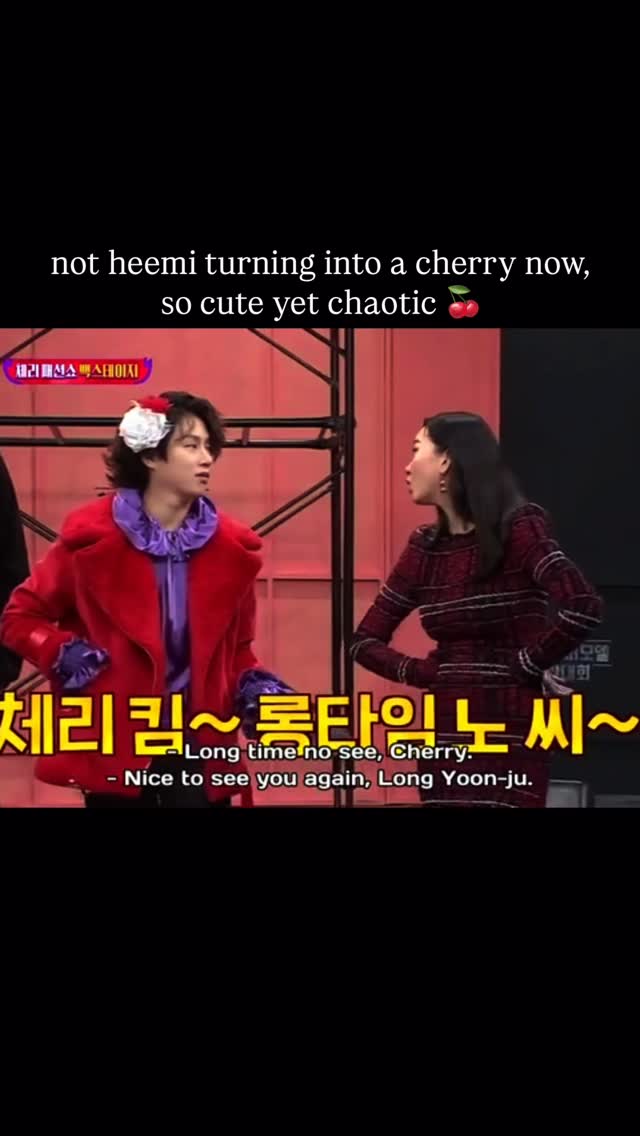 not heemi turning into a cherry now, so cute yet chaotic 🍒 #superjunior ...
