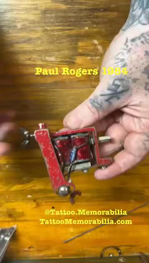 1984 Paul Rogers tattoo machine #tattoomachine #paulrogers