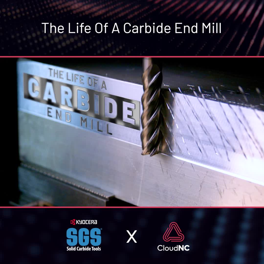 Follow the life journey of a 16mm end mill, from humble carbide blank ...