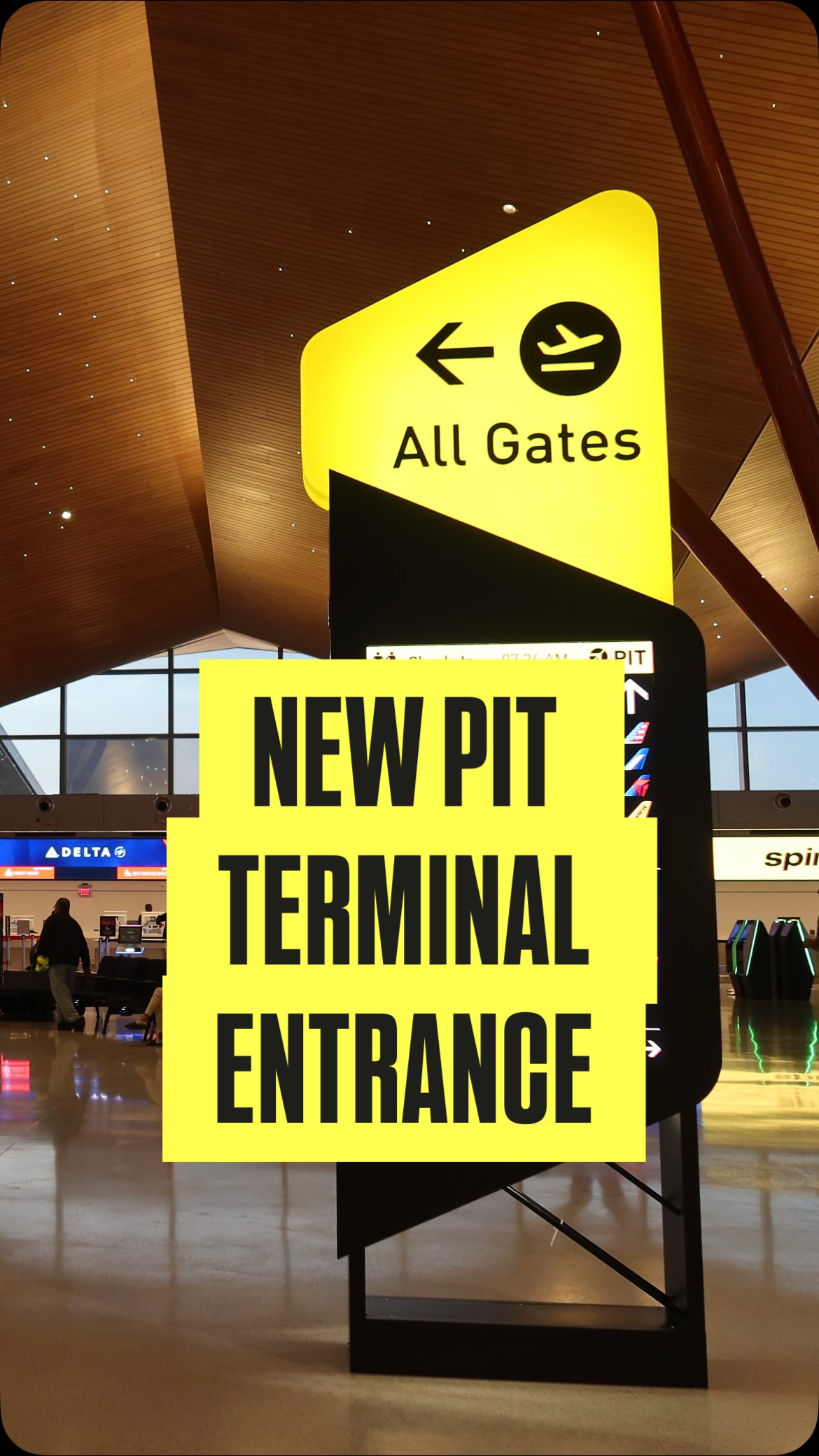 Walk through Pittsburgh International Airport’s new terminal with us ️ ...