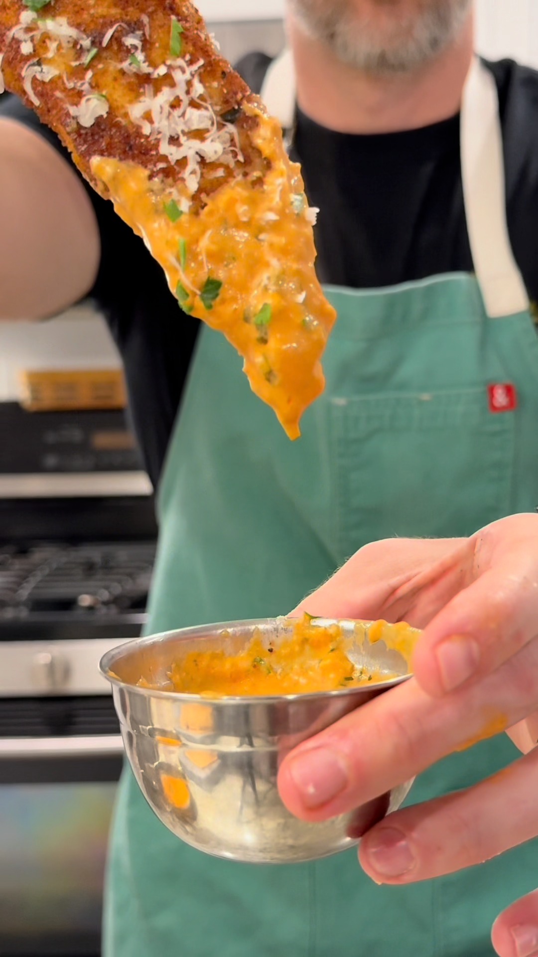 Chicken fingers 🤝🏻 Vodka sauce. How many do you want in your order ...