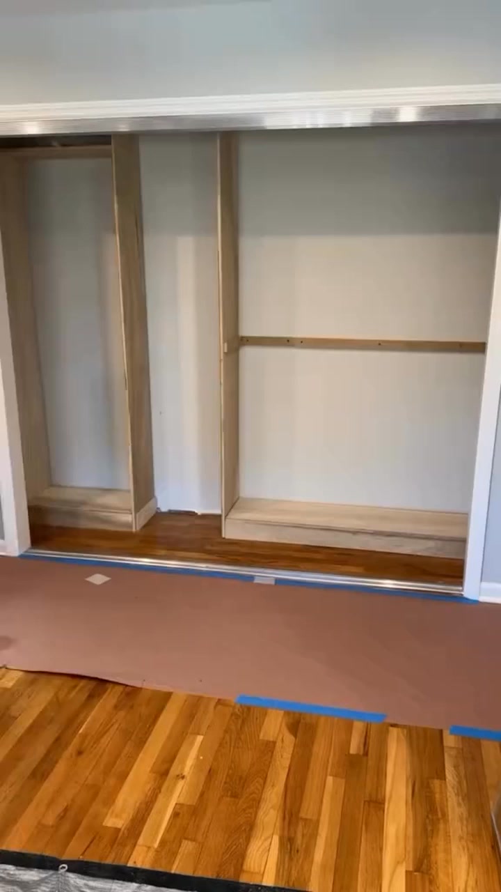 Custom closet install with hidden drawer #custom #... #handmade # ...