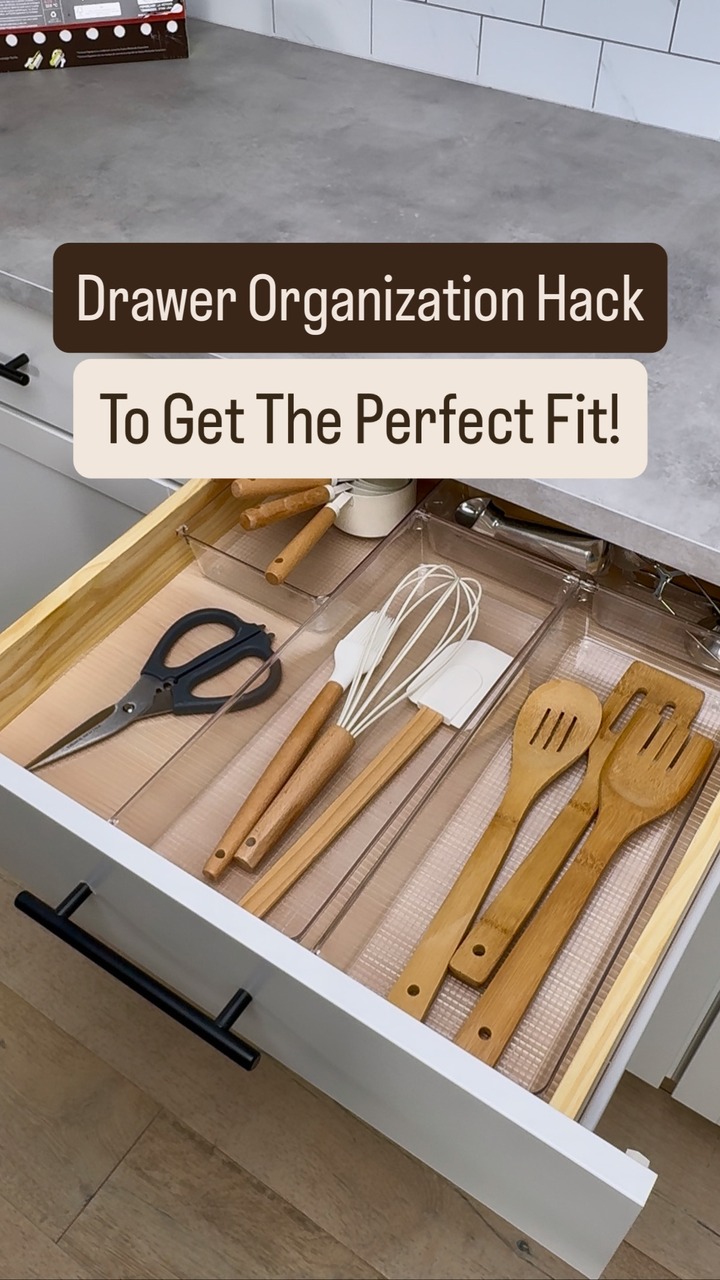 This is THE HACK for drawer organization! 🙌💙 SHOP online: https ...