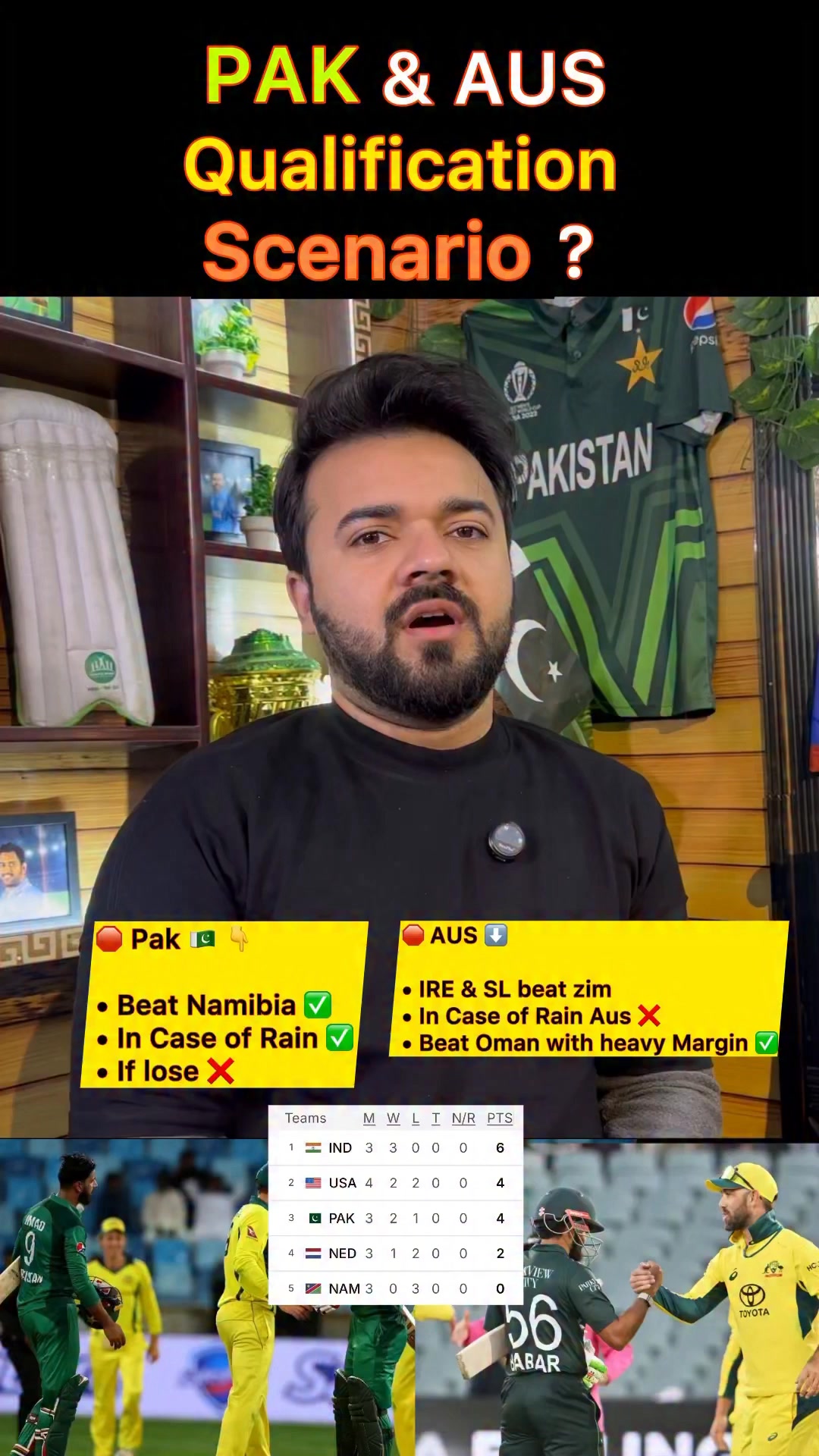 Pakistan and Australia Qualification Scenario for T20 World cup 2026 ...