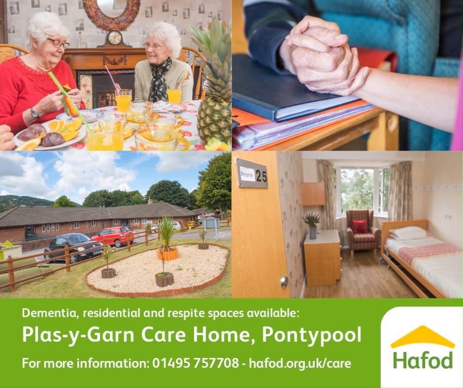 Spaces available PlayyGarn Care Home, Pontypool Are you looking