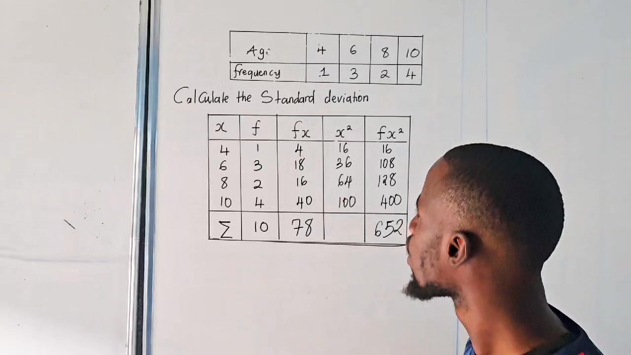 Standard Deviation Grouped Data || Statistics || Mathematics Whatsapp ...