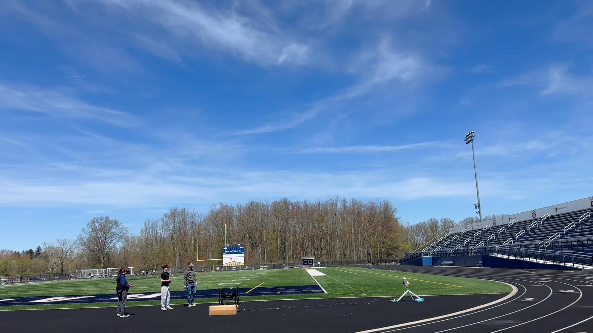 🚀 Liftoff at Ranger Stadium! Our Honors Physical Science students put ...