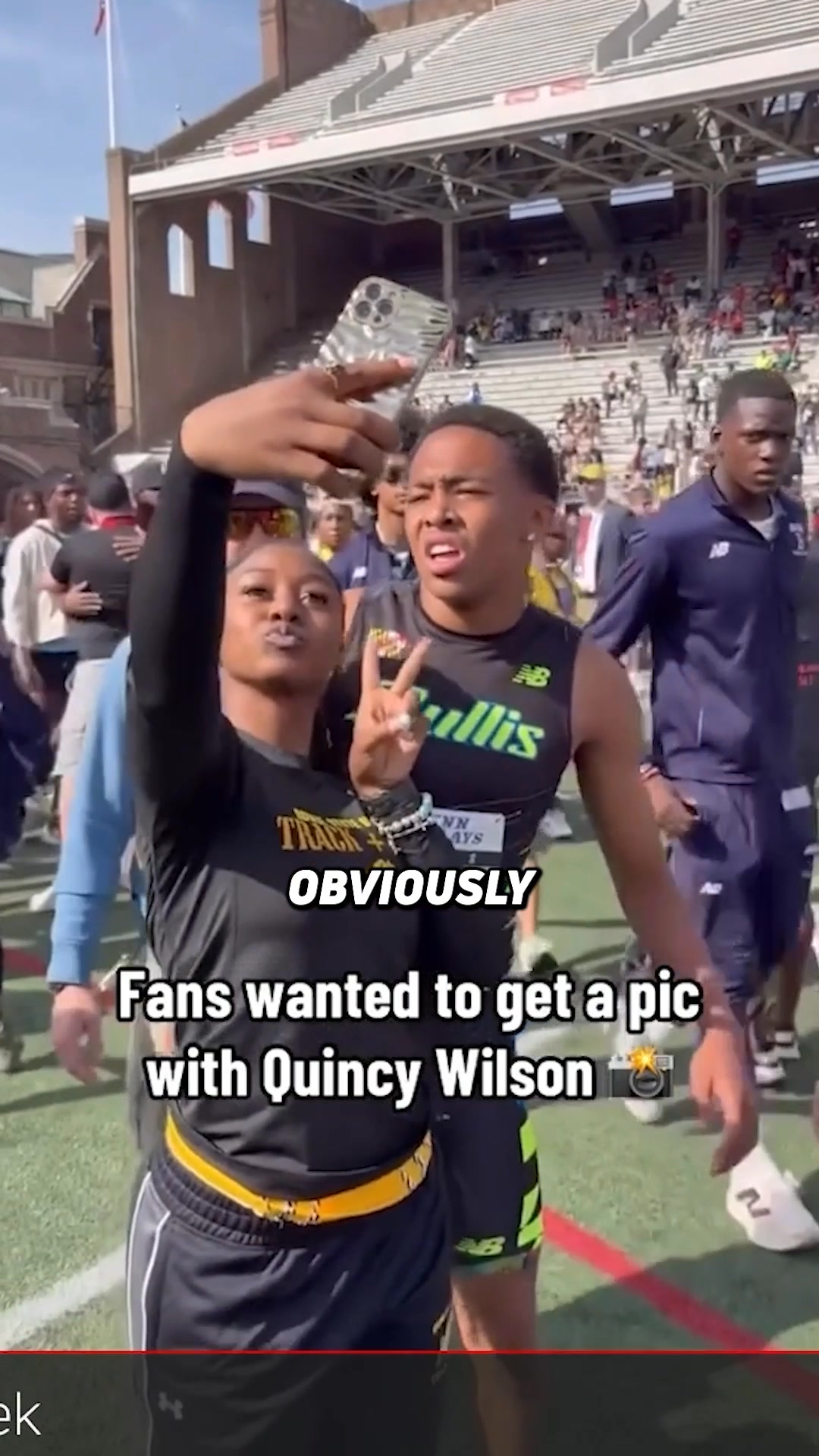 The Quincy Wilson fan base runs DEEP even the officials had to get a ...