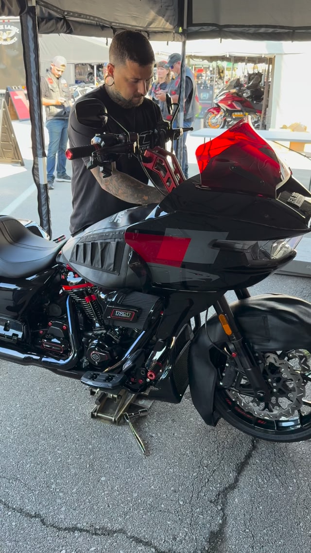 This setup features our 12” risers paired with a mid-bend handlebar ...