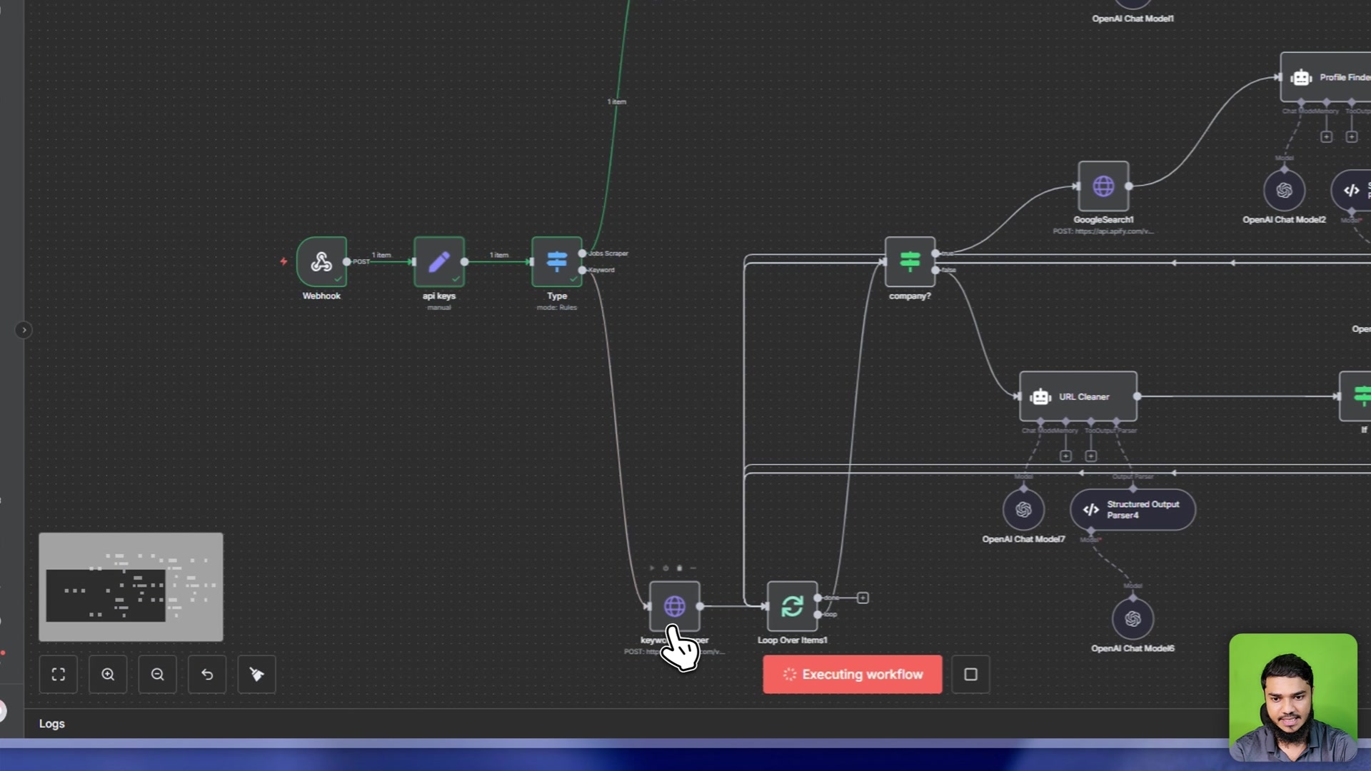 I just built a complete AI-powered lead generation system using no-code ...