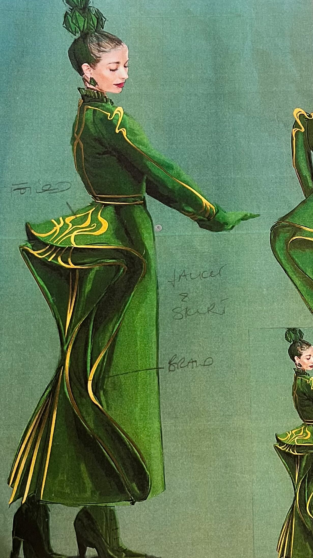 wicked green dress Watching for movie costume Sabina