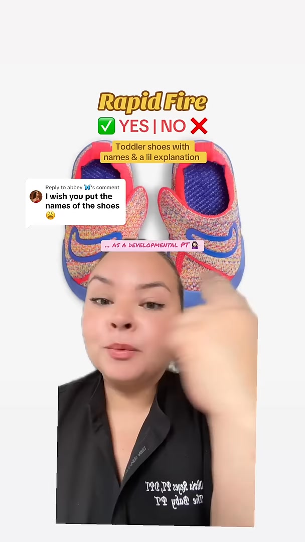 Yes | No TODDLER SHOES | Dr. Olivia Reyes PT, DPT | Facebook