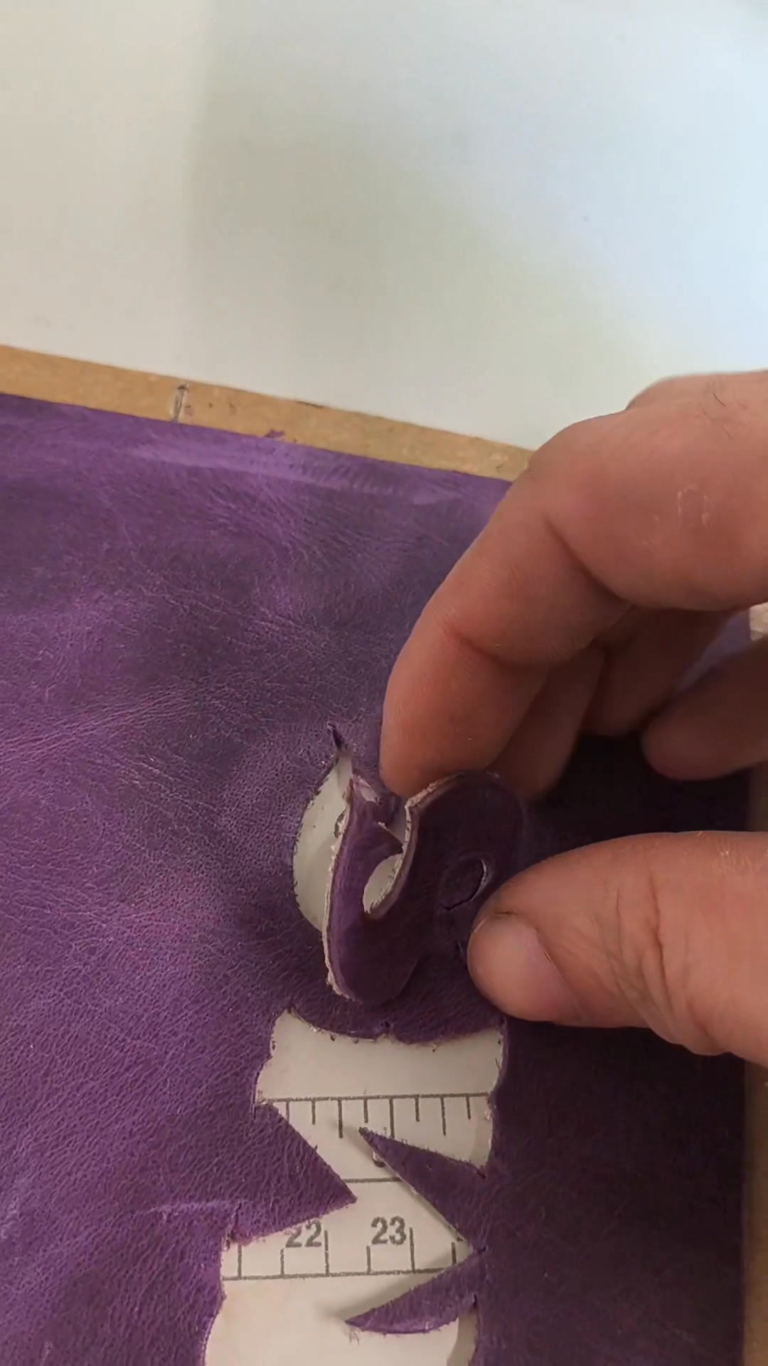 Cutting Intials out using a broke needle that's been sharpened | Bryan ...