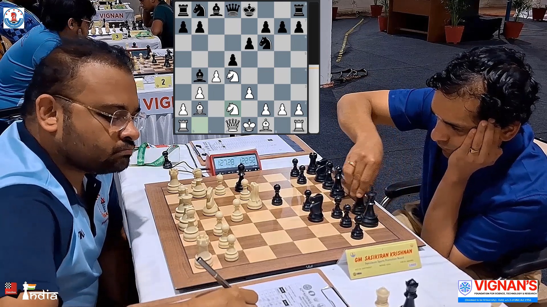 49th National Champion, GM Abhijeet Gupta (PSPB) faces 36th, 39th, 40th ...
