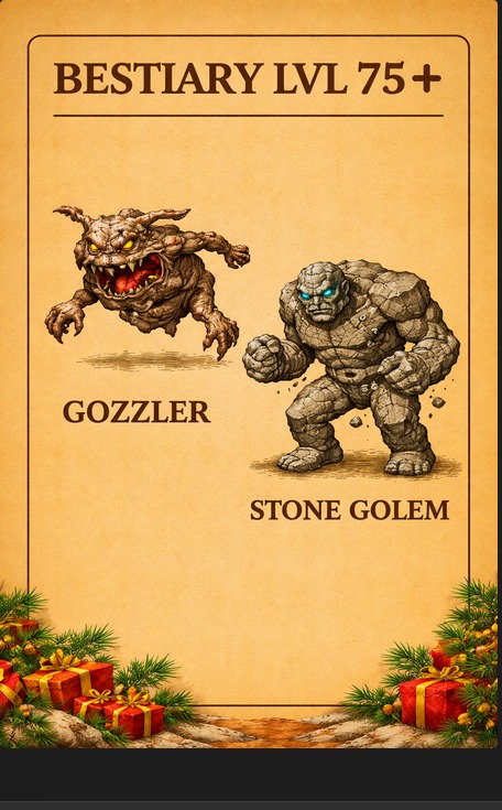 stone golem bestiary #tibia #tibiarl #oldtibia #tibiaquest #bestiary ...