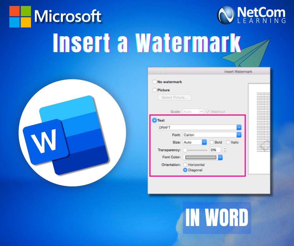 Insert a Watermark in Word: The Quickest Way to Mark Your Documents ...