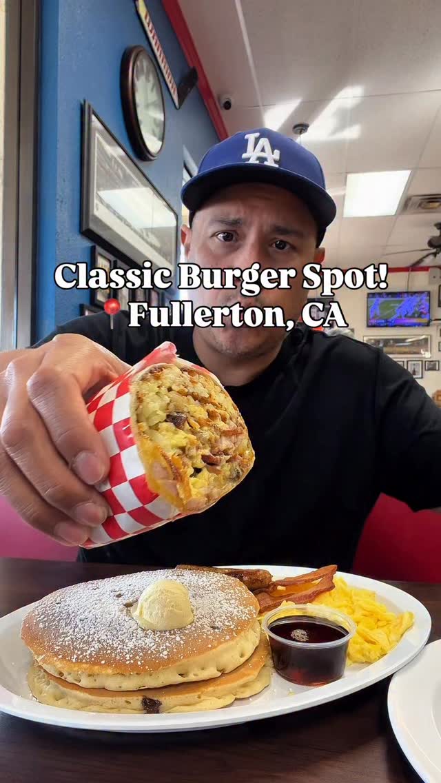 Classic Burger Spot in Fullerton making a killer breakfast burritos and ...