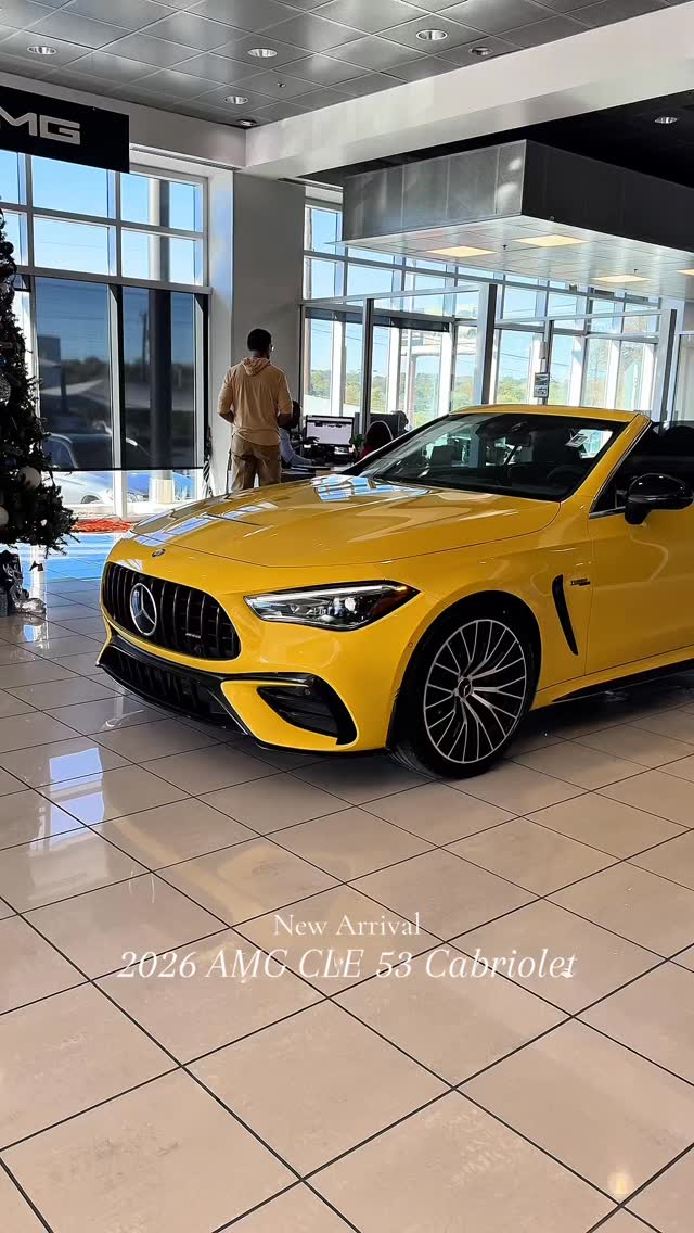 The newest and the boldest: The 2026 AMG CLE 53 Cabriolet in a Sun ...