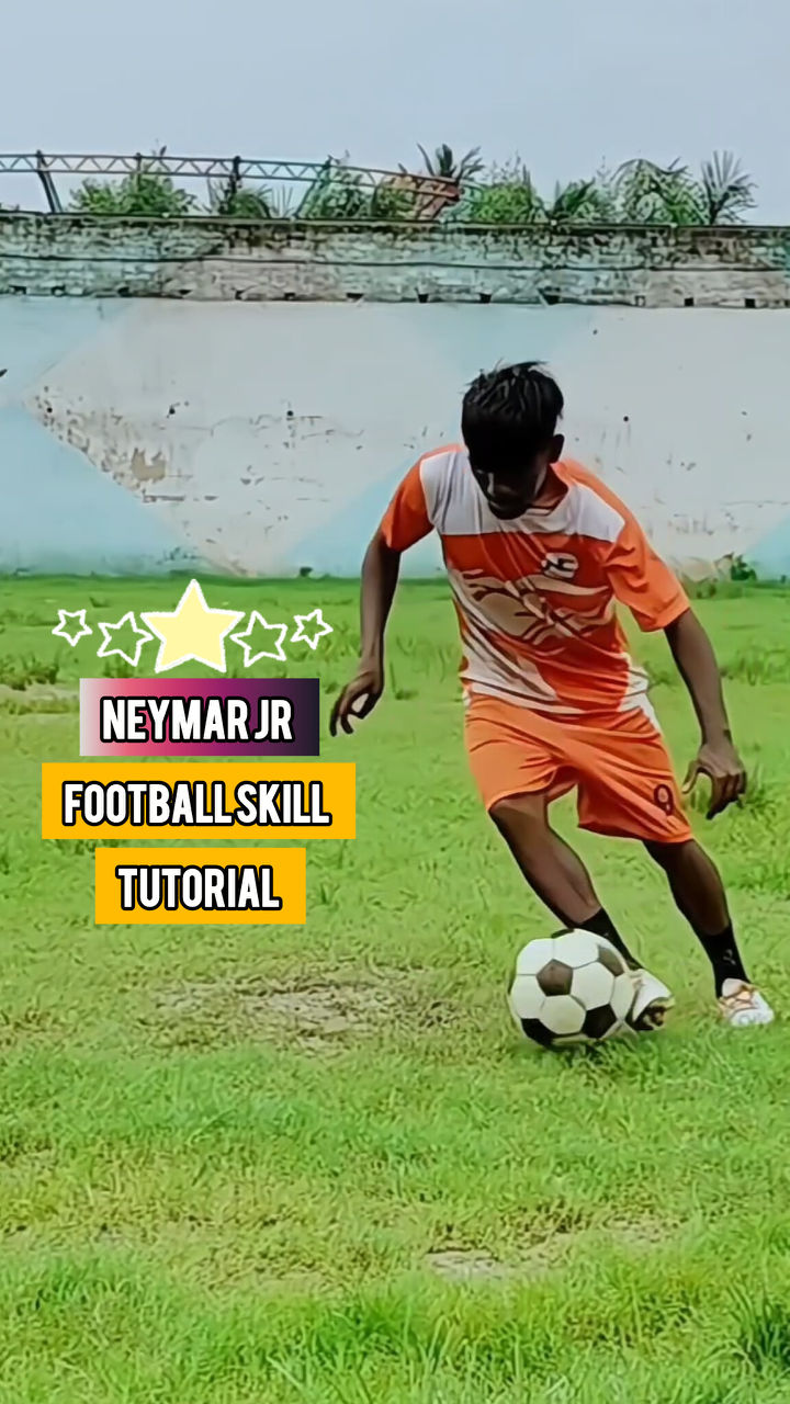 Neymar Jr football skill tutorial ⚽🥵 ️ #football #skills #soccer #reels ...