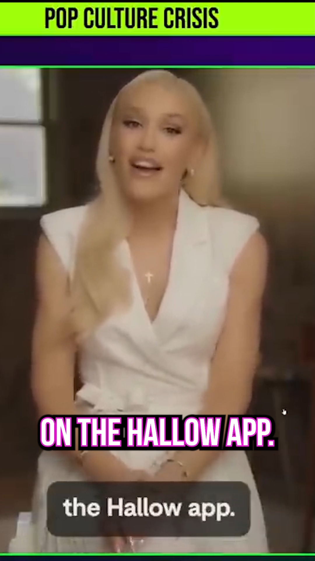 Gwen Stefani Promotes Hallow App and Outrages Leftist Fans | Pop ...