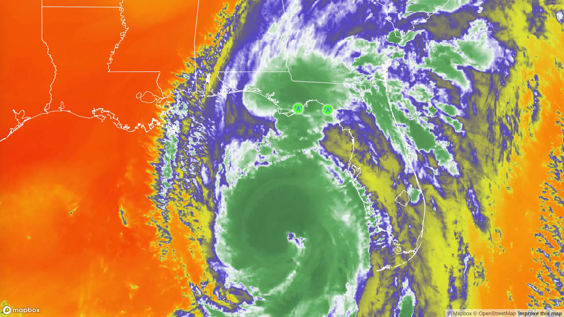 Here's an extruded 3D radar visualization of Major Hurricane #Helene ...