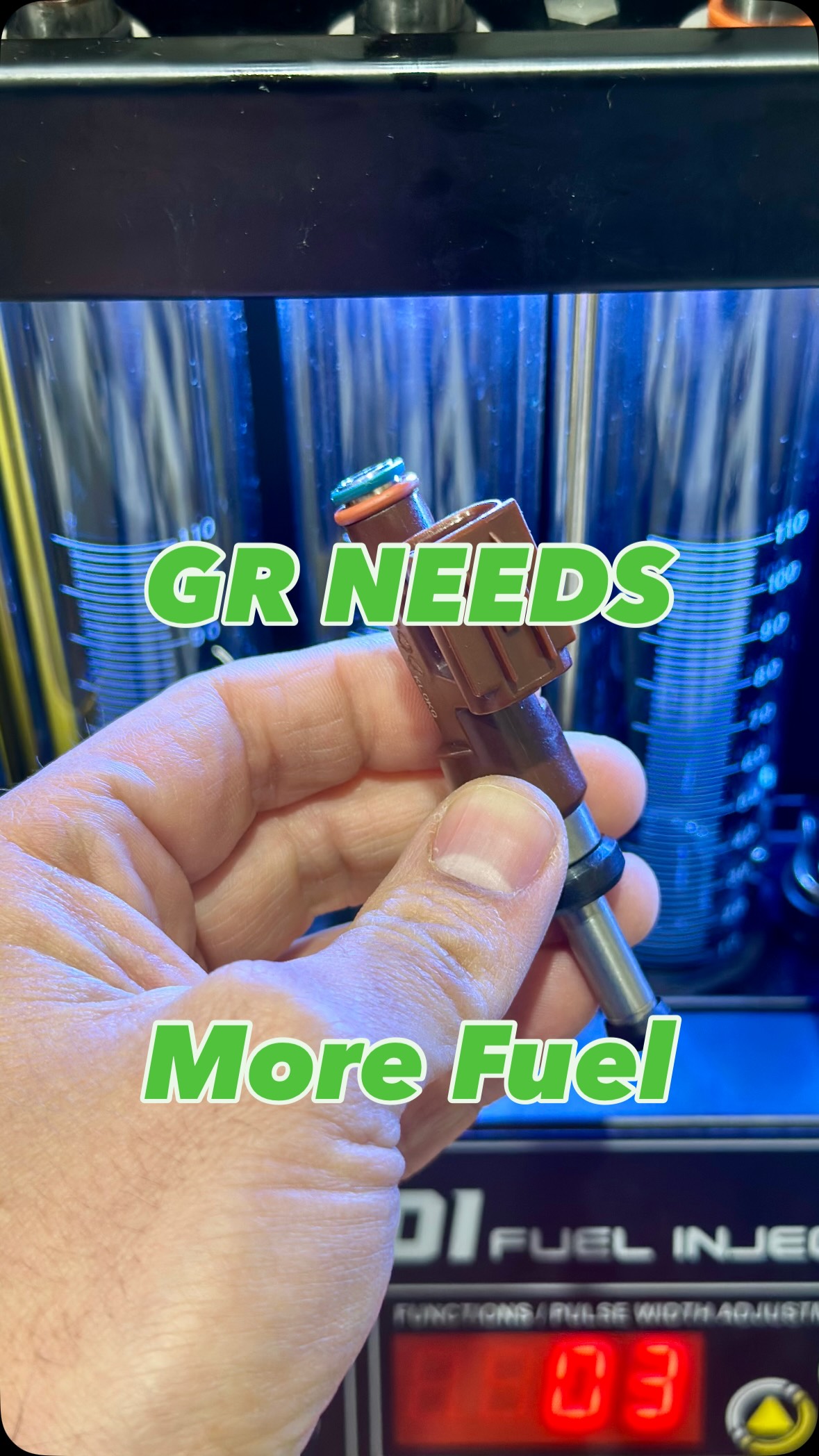 Everyone talks about air — but fuel is what actually limits the GR. As ...