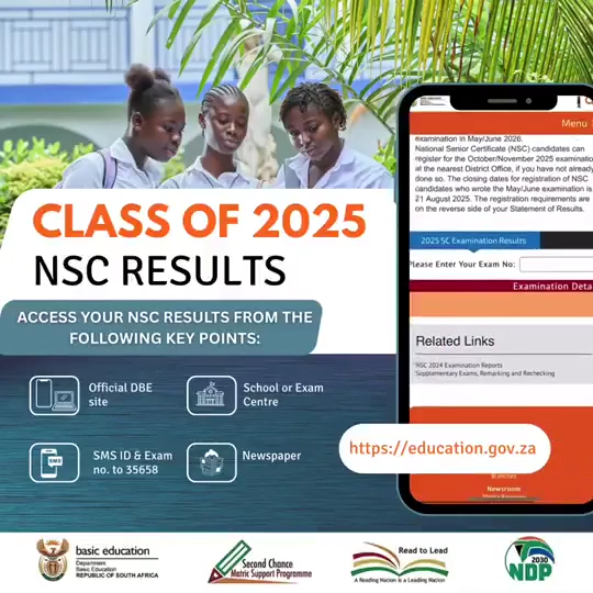 🔍 How to check your Matric 2025... - South African Government | Facebook