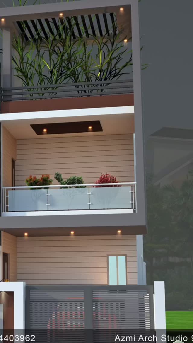 25 feet front house 3d elevation design #nagpur # ...