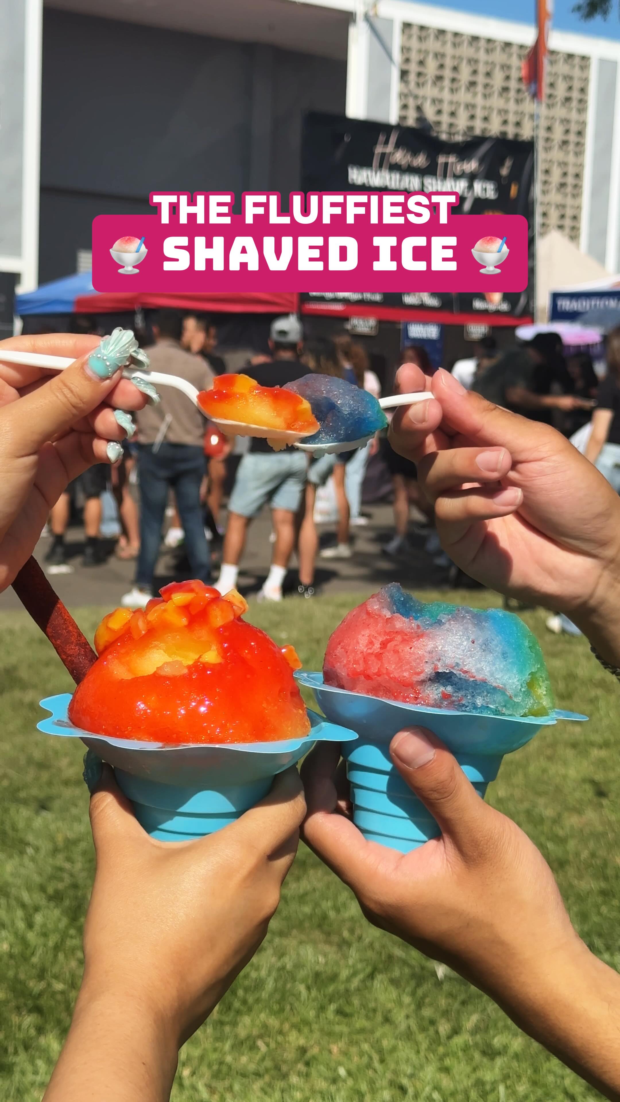 🌺 Mahalo Las Vegas! 🌺 @hanahou.shaveice is bringing a taste of Hawai‘i ...