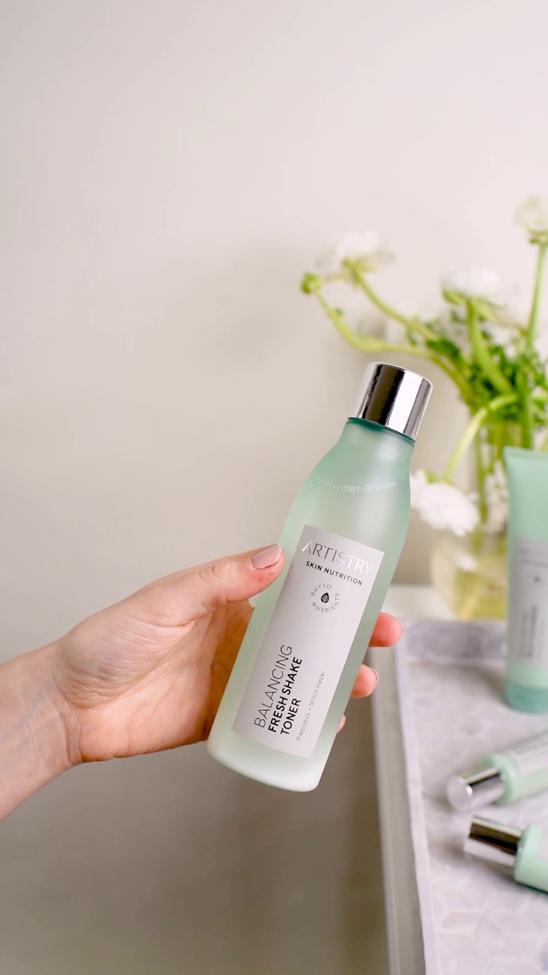 Renewing Softening Toner is a milky liquid emulsion that leaves