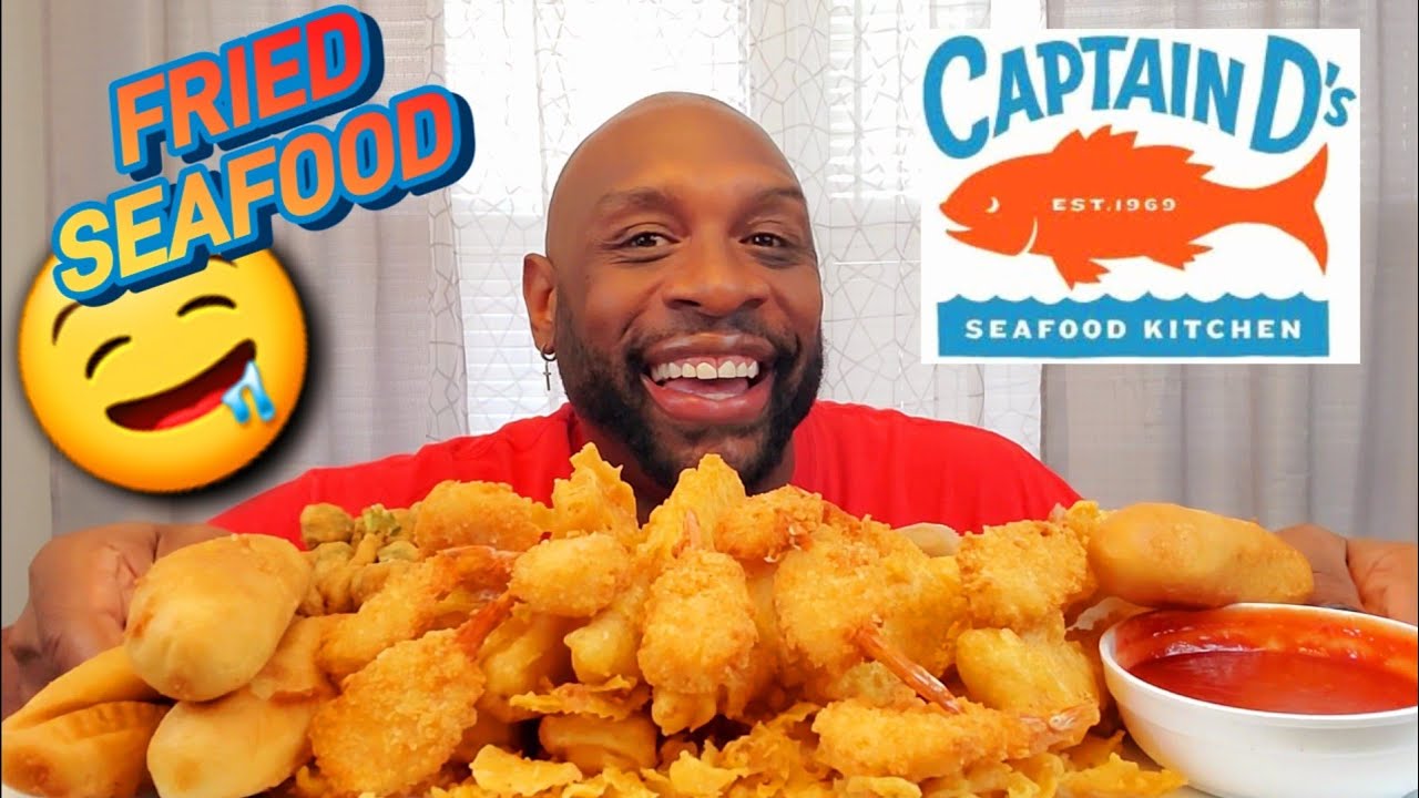 Captain d_s fried seafood mukbang 먹방 ... Eating show 먹방 ... Back 2 ...