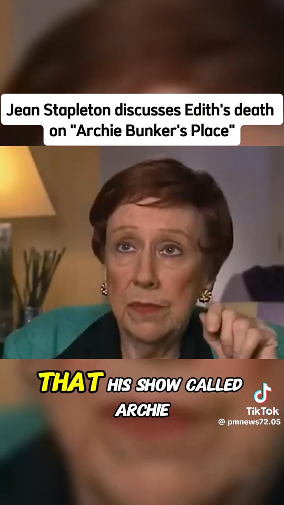Jean Stapleton discusses leaving her iconic role Edith Bunker behind ...