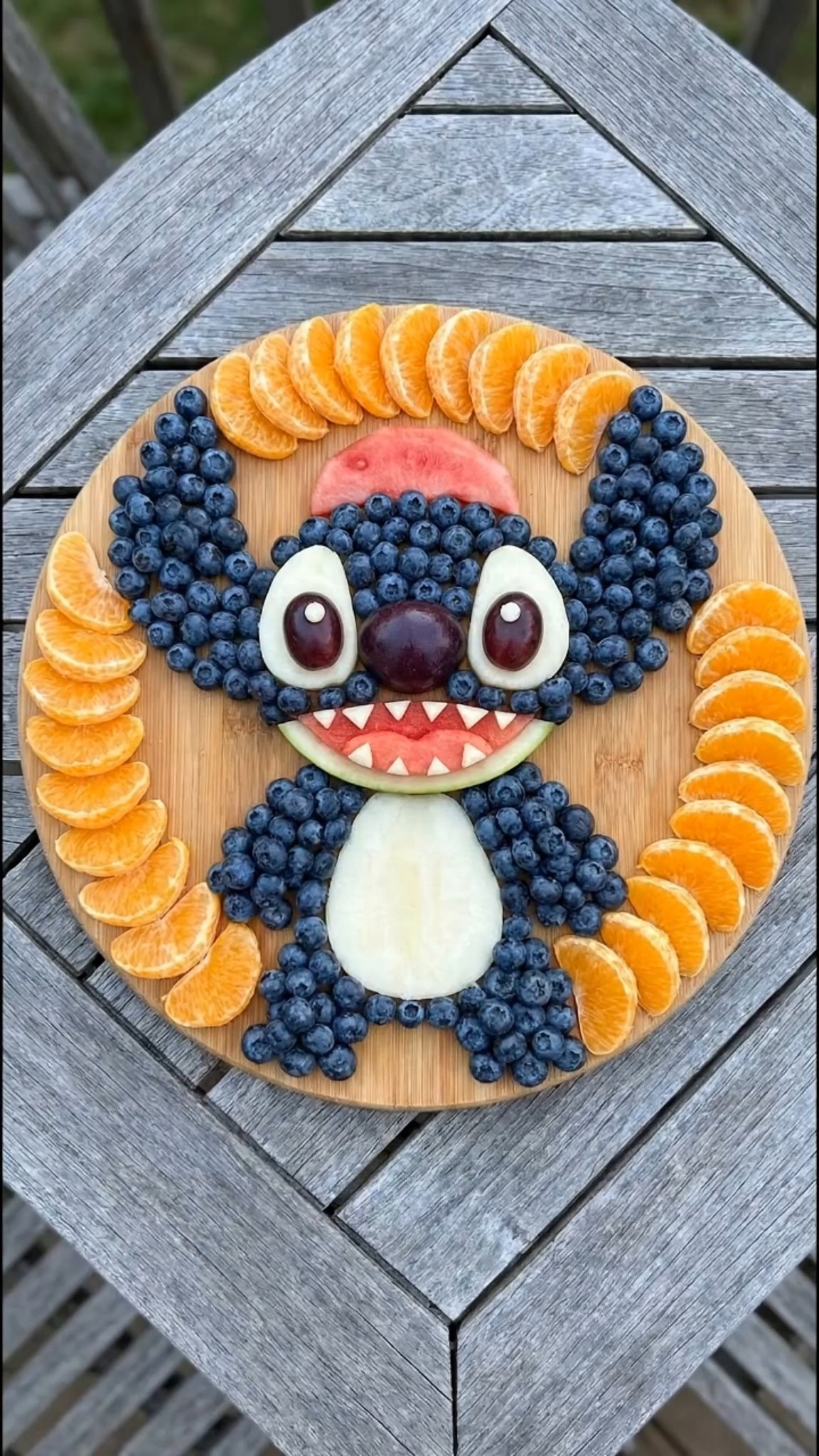 Stitch fruits 🧡❤️🧡❤️ #stitch #viral