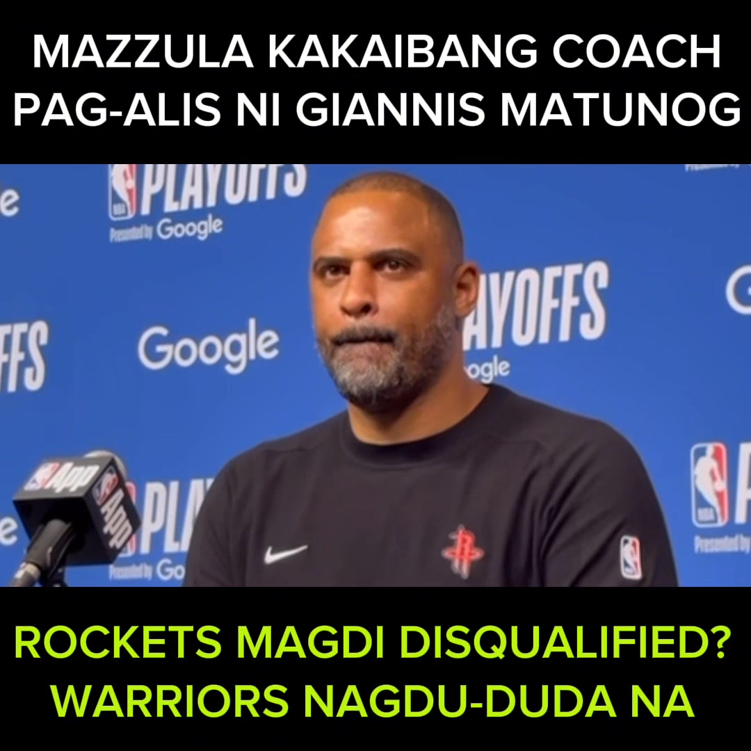 Rockets DISQUALIFIED vs Warriors?? Mazzula KAKAIBANG Coach! Pag-ALIS ni ...