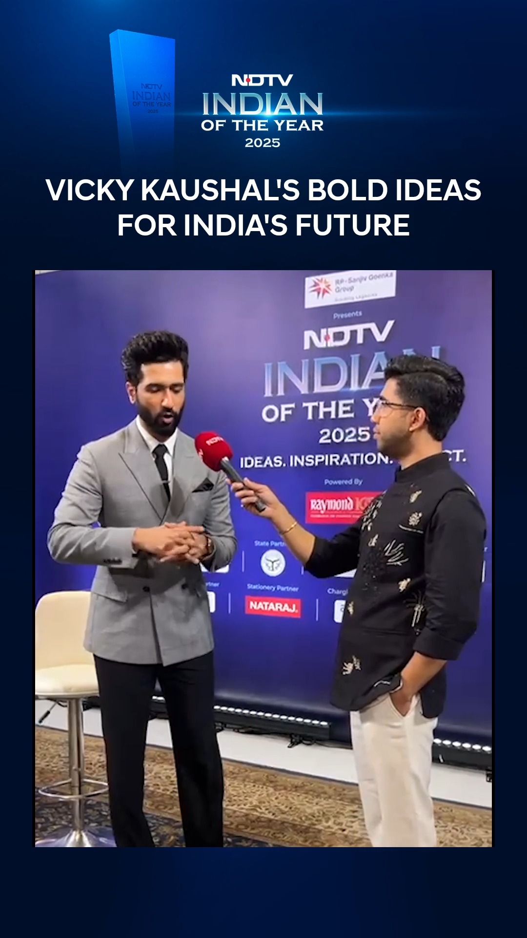 Vicky Kaushal's Bold Ideas For India's Future | Indian Of The Year 2025 ...