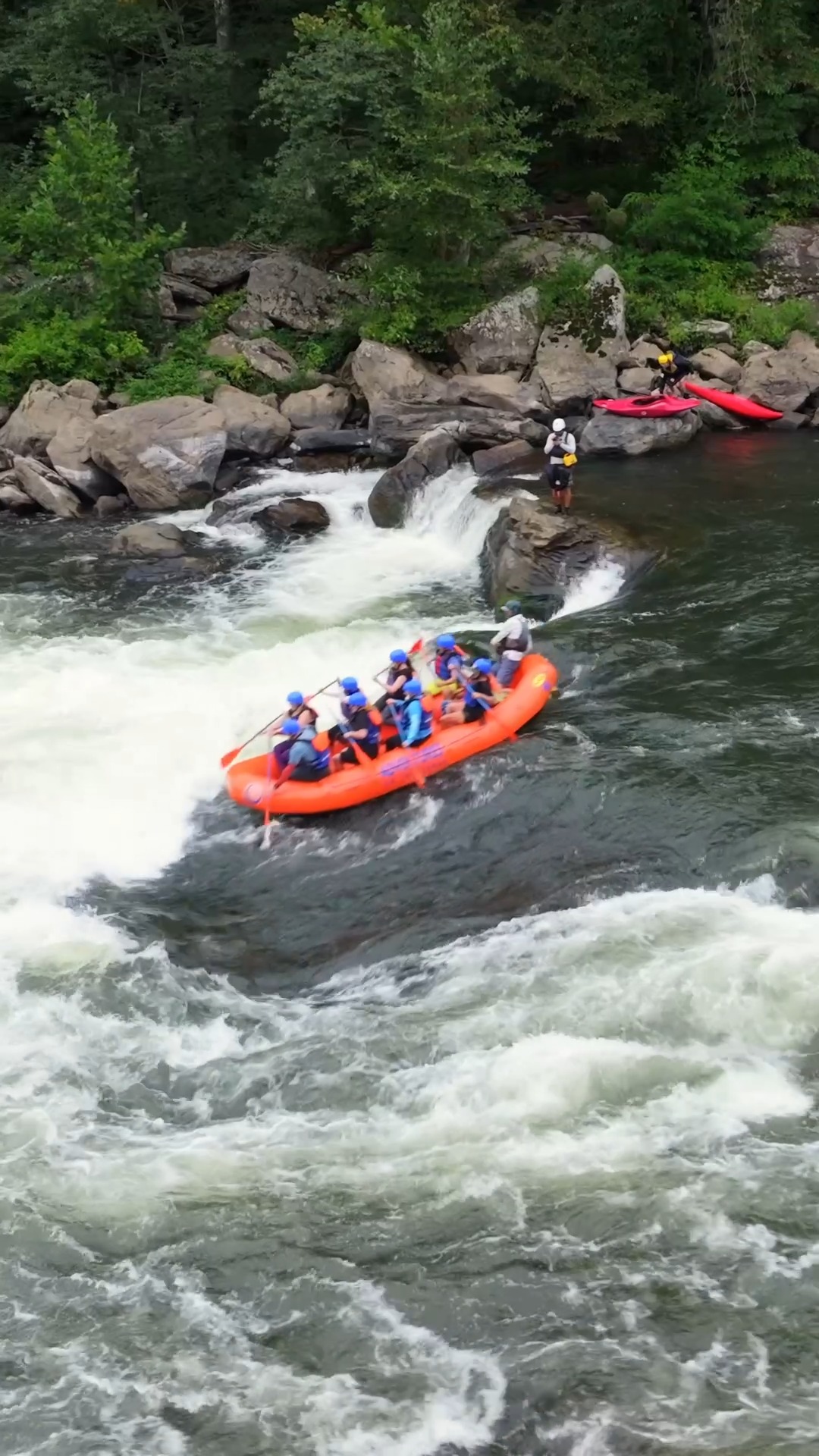 Grab your friends and raft through the New River Gorge National Park ...
