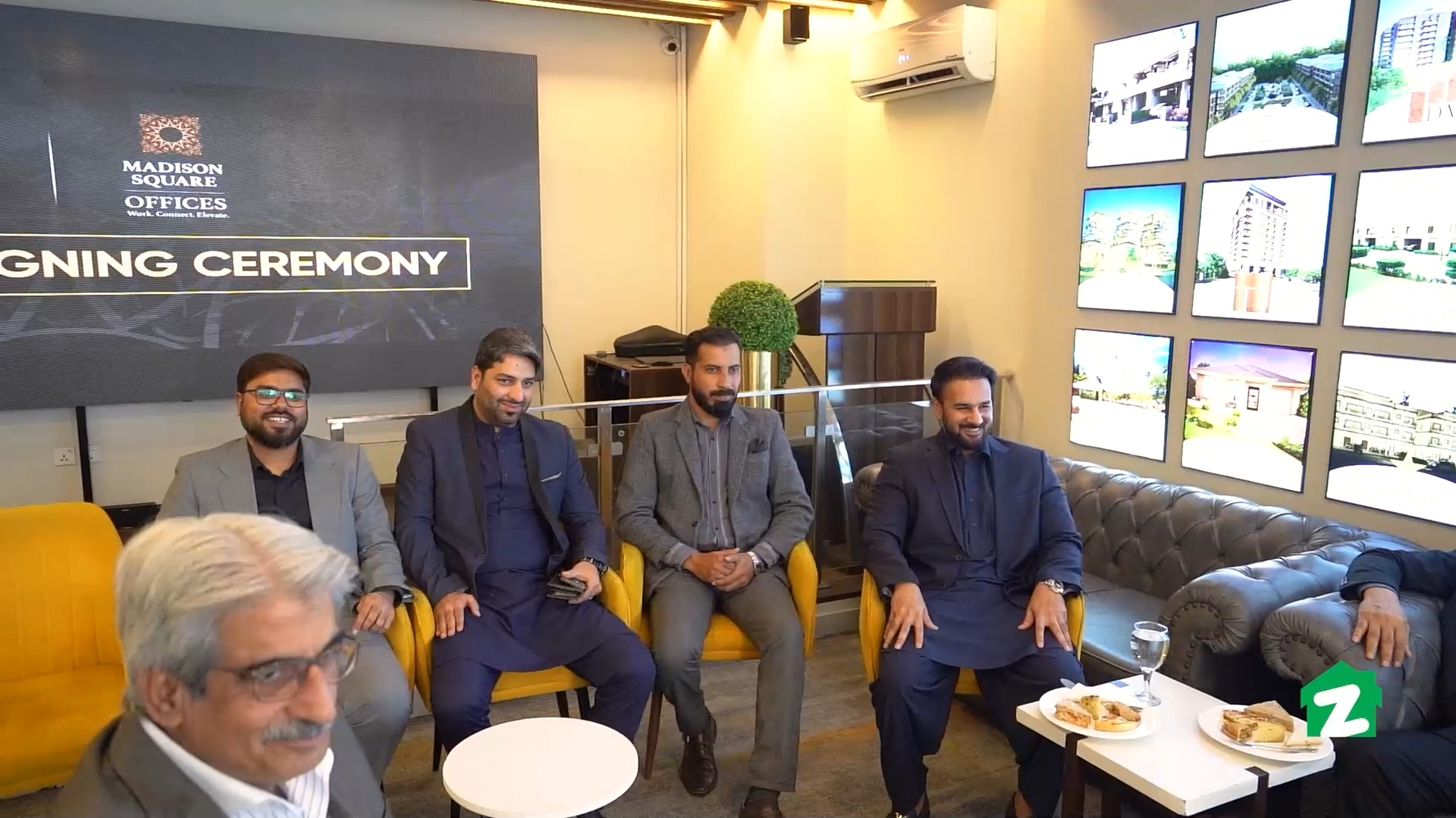 Talking to Mr. Nadeem Qadir, Group Advisor of Enaara Developers, at the ...